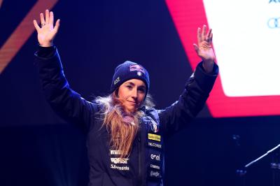 Prize Giving Ceremony of Audi FIS Ski World Cup Giant Slalom in Kranjska Gora
